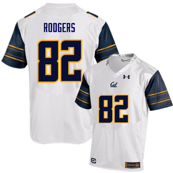 Men #82 Richard Rodgers Cal Bears (California Golden Bears College) Football Jerseys Sale-White - Click Image to Close